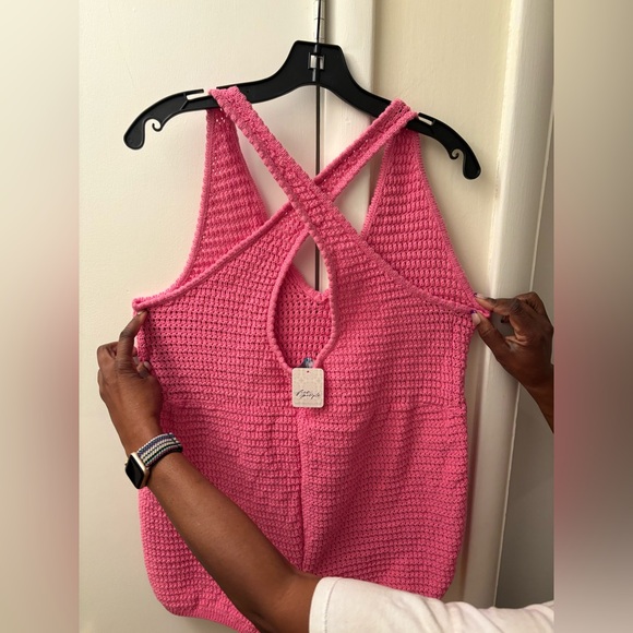 FREE PEOPLE Fauxchet Romper🌻✌🏾NWT - Picture 4 of 6